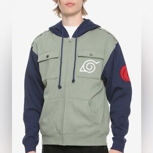 Ripple Junction Naruto Shippuden Kakashi Hatake Military-Style Men's Hoodie S